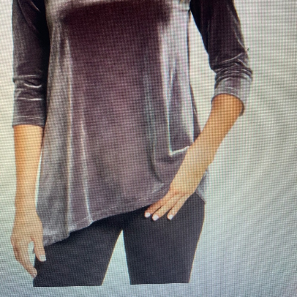 Halogen velvet tunic